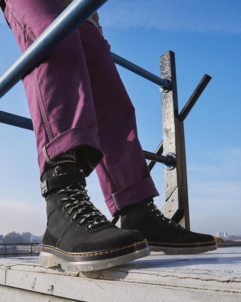 Dr Martens Combs Tech Iced Vrijetijdslaarzen Heren Zwart | NL 340AHK